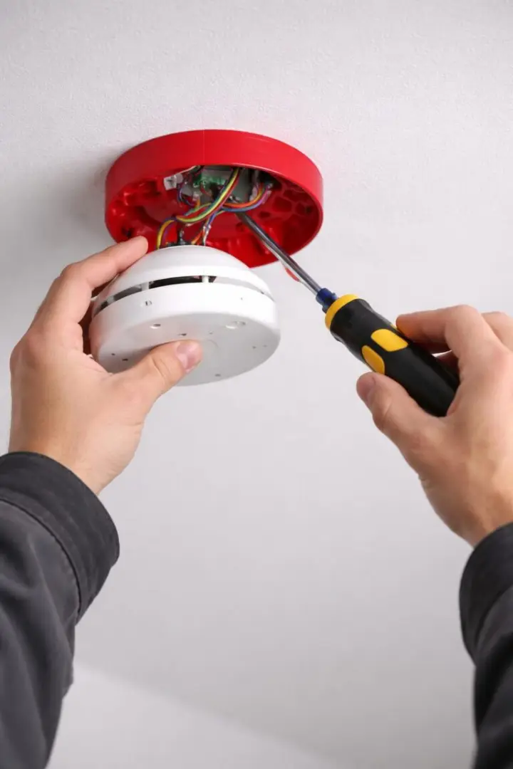 Fire alarm installation in a Nottingham property