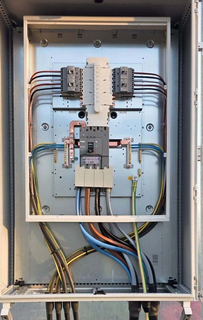 Part rewire being carried out in a Nottingham property