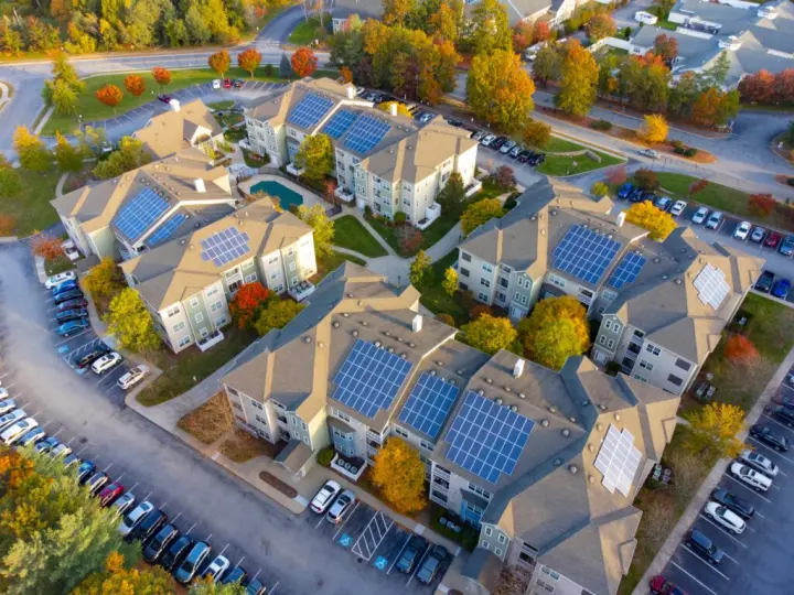 Solar PV installation on a Nottingham roof