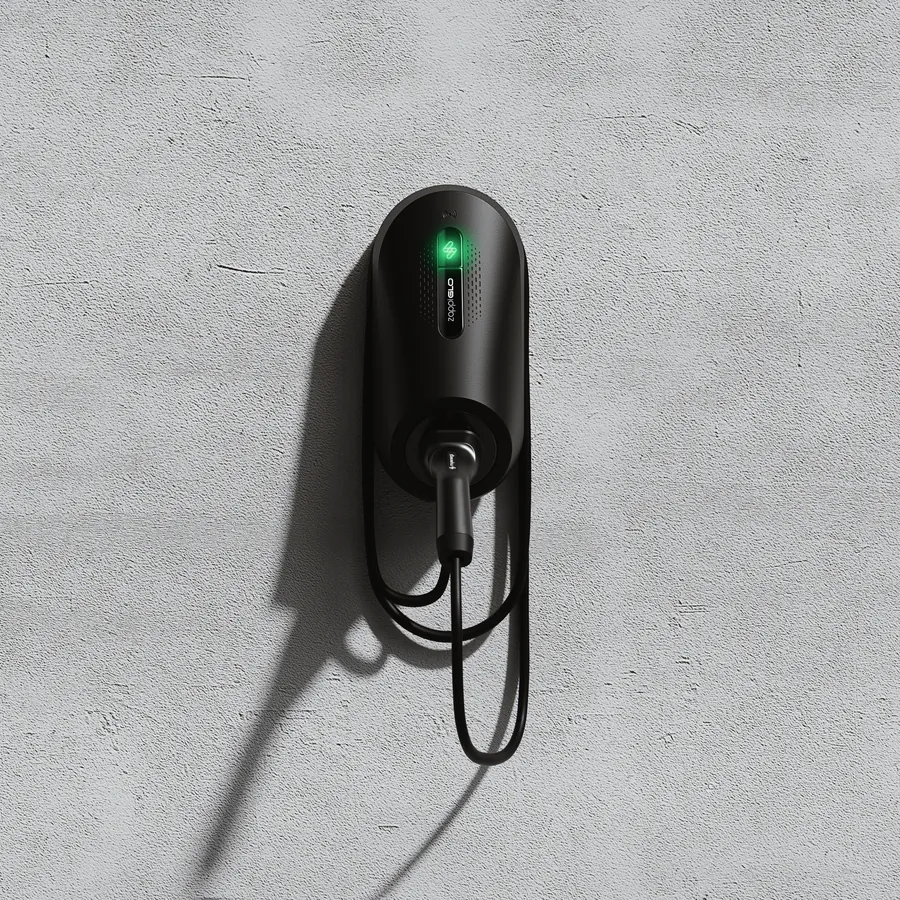 Wall-mounted zappi GLO EV charger installation in Nottingham