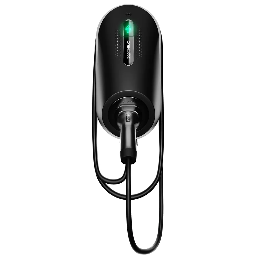 zappi GLO EV charger front view installed in Nottingham