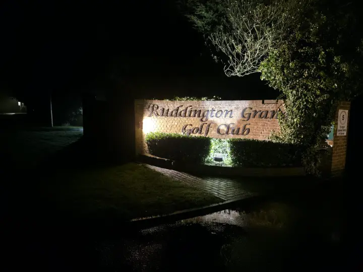 New commercial lighting at Ruddington Grange Golf Club, Nottingham